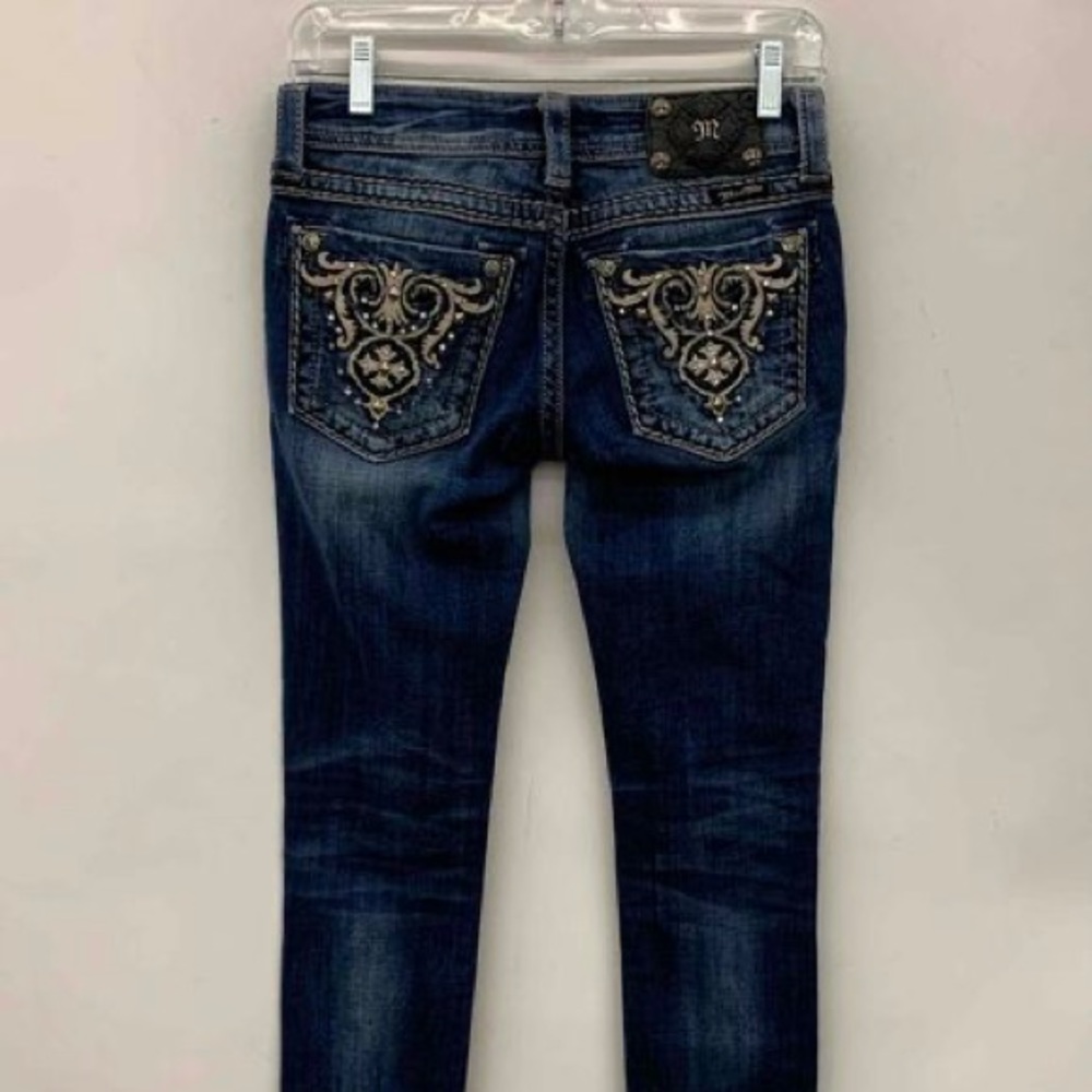 Size 26 Miss Me Studded Skinny Jeans
